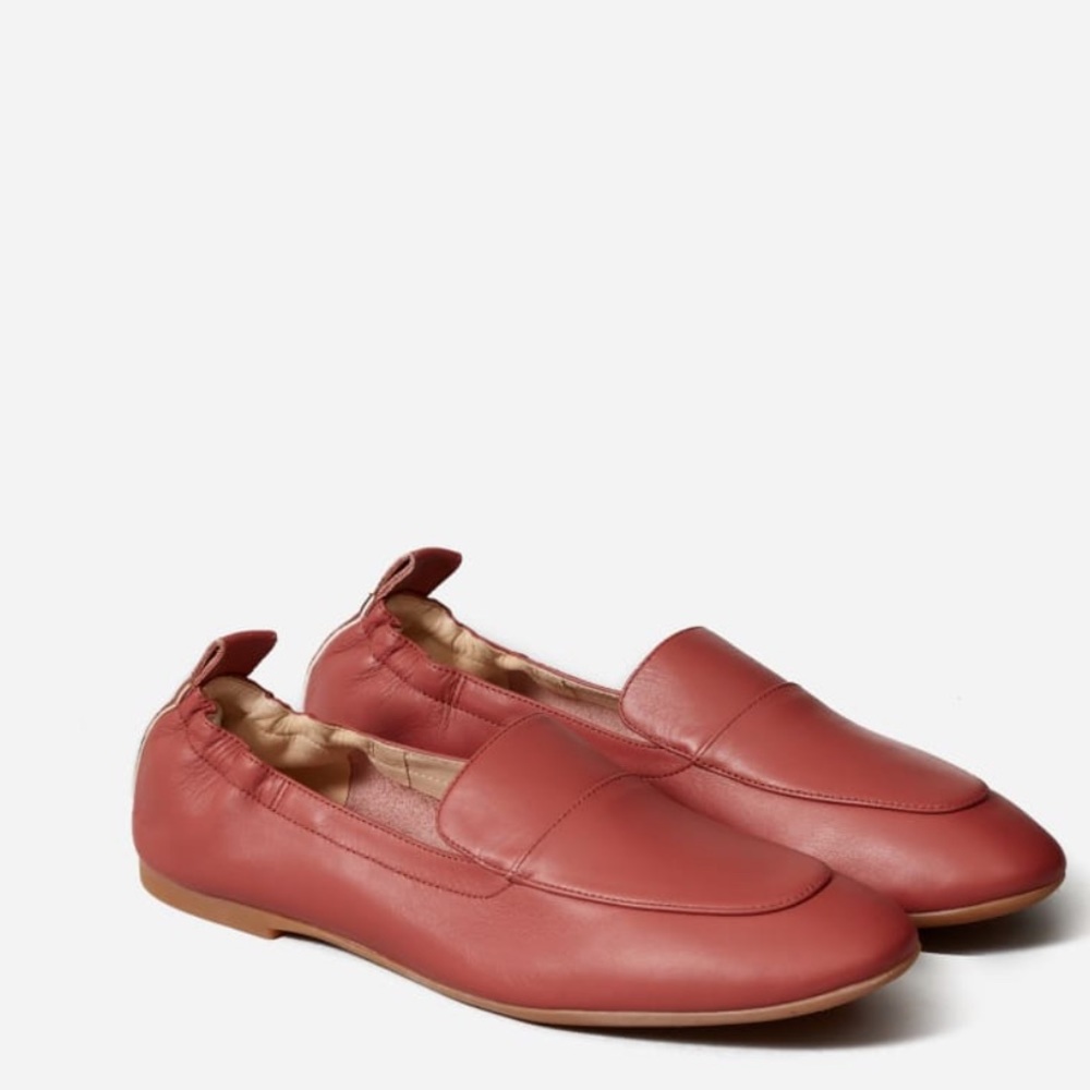 Everlane The Day Loafer size 8  dark rose